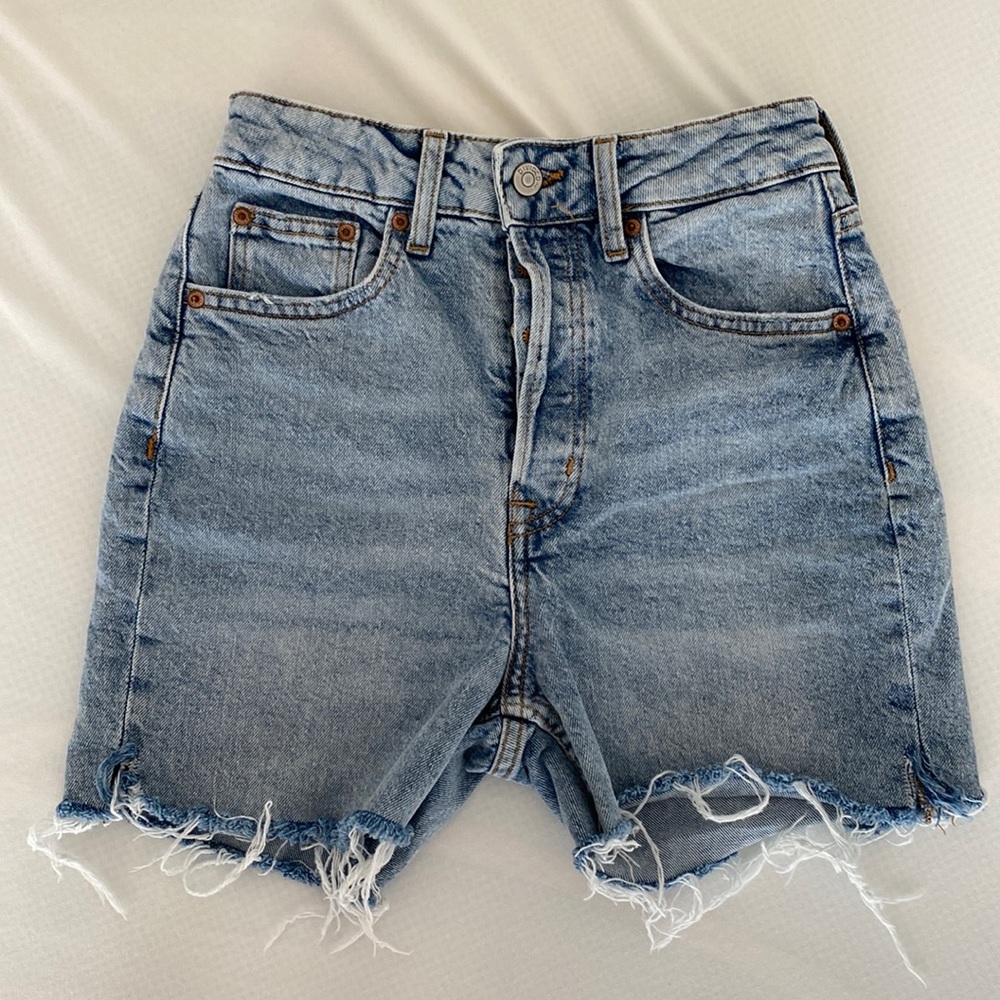 Denim shorts